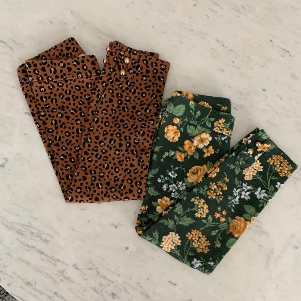 Janie and Jack button cuff leggings